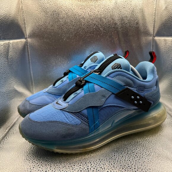 Size 10 Nike Odell Beckham Jr x Air Max 720 University Blue Mens Shoe DA4155-400 - Picture 7 of 11